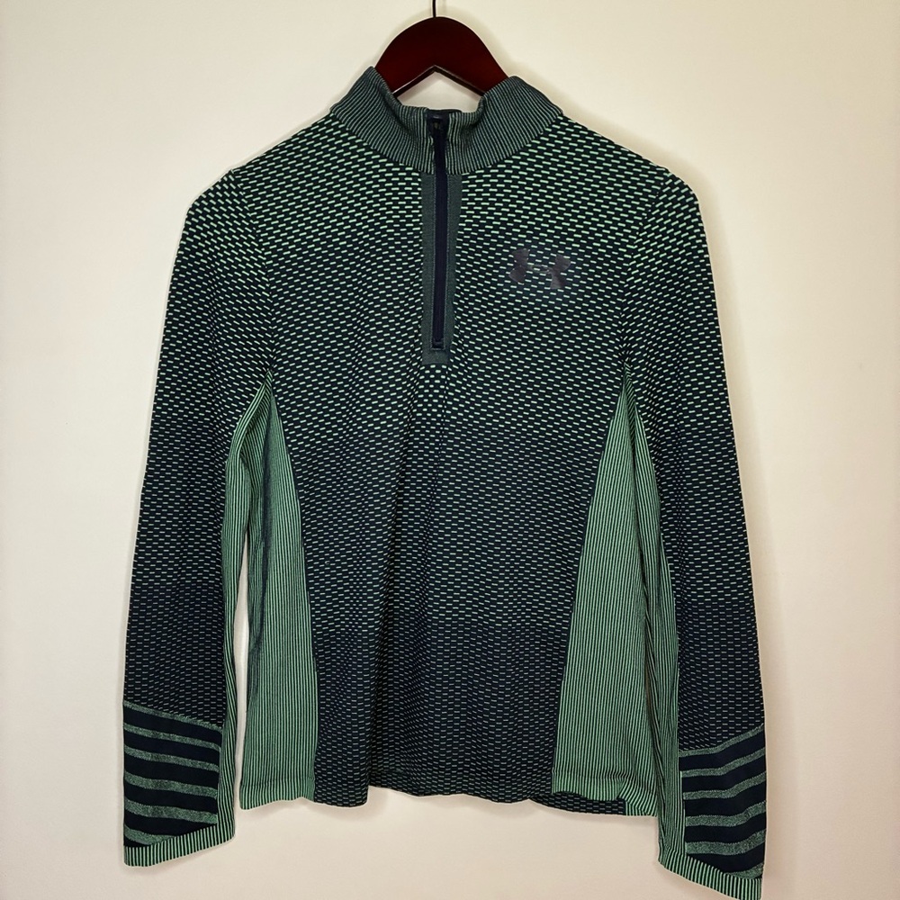Under Armour HeatGear Youth 1/4 Zip Pullover (Youth Large) Ski Snow Warm Sport